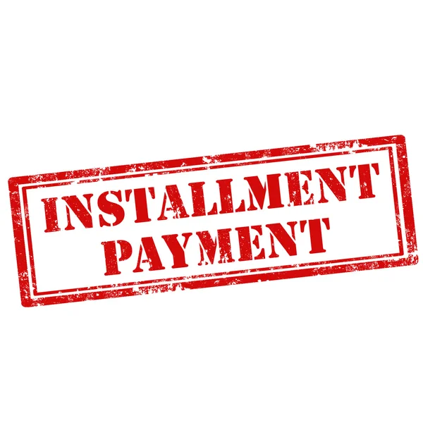 Installment Payment — Stock Vector