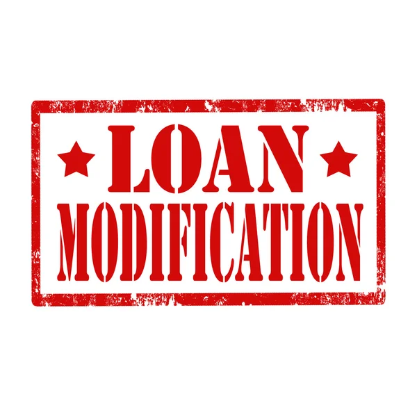 Loan Modification — Stock Vector