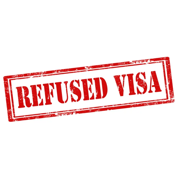 Refused Visa — Stok Vektör