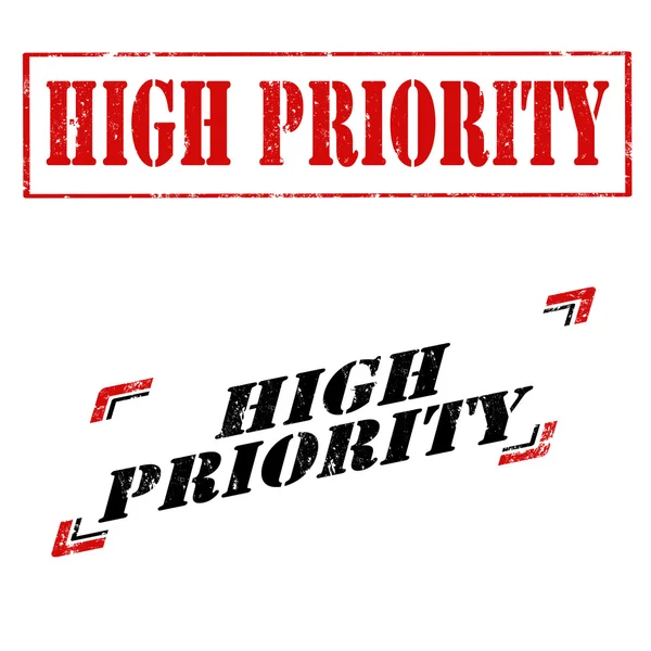 High Priority — Stock Vector