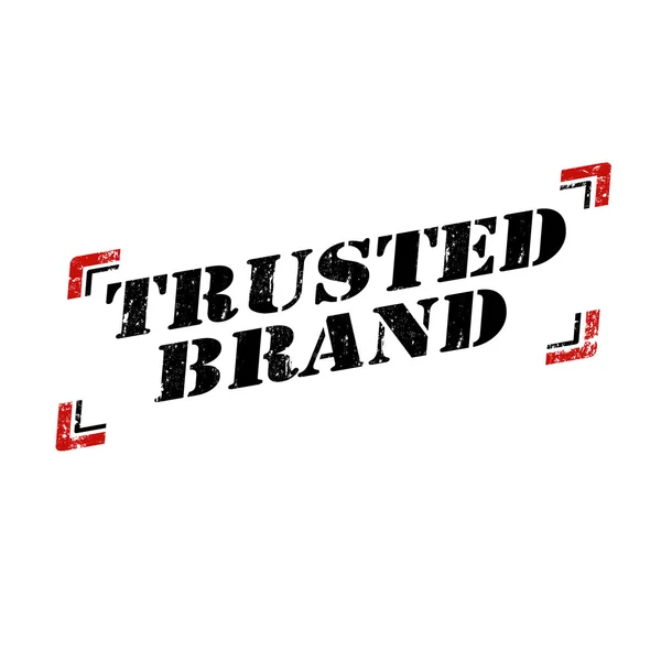 Trusted Brand — Stock Vector