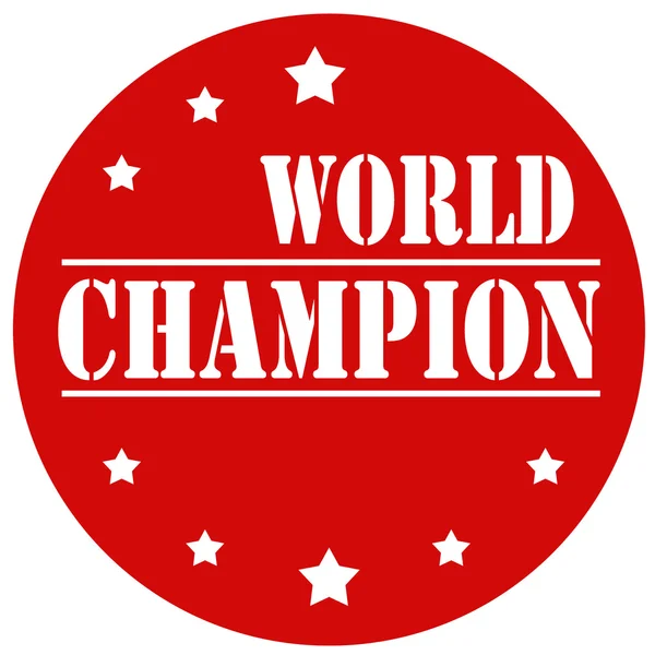 Champion du Monde — Image vectorielle