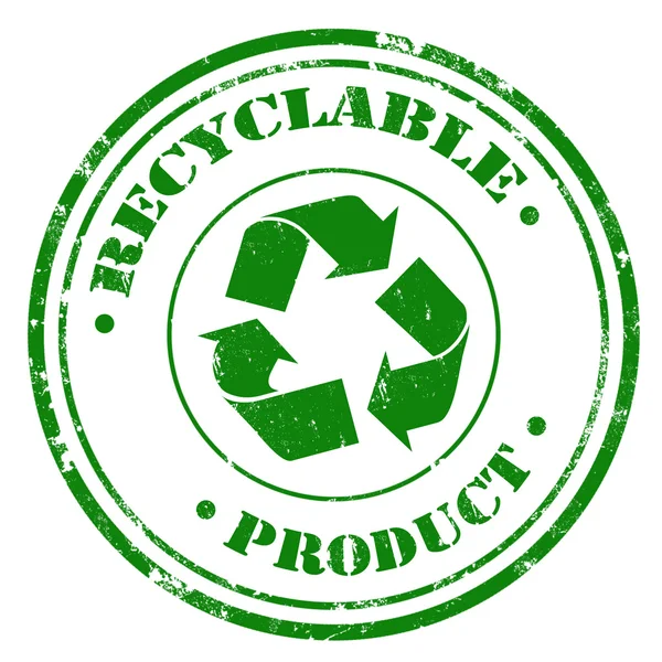 Recyclable Product — Stockvector