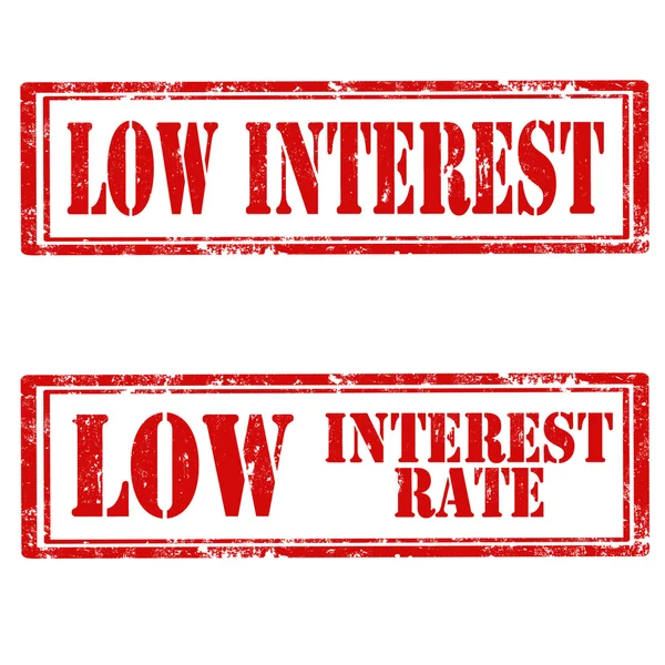 低利率 — 图库矢量图片