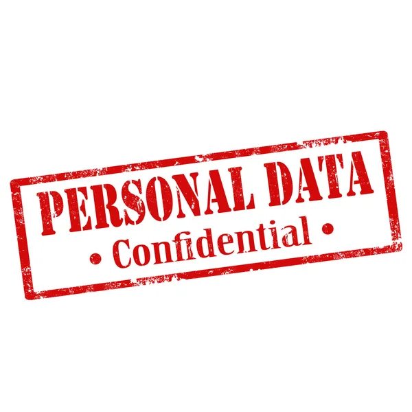 Personal Data — Stock Vector