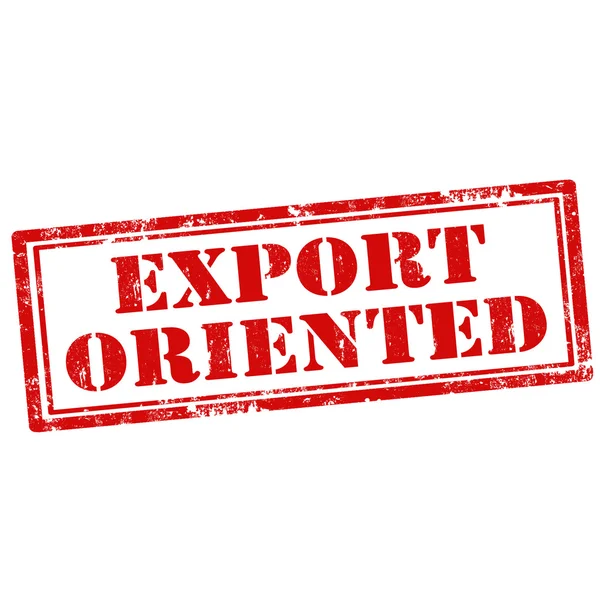Orientada para a exportação — Vetor de Stock