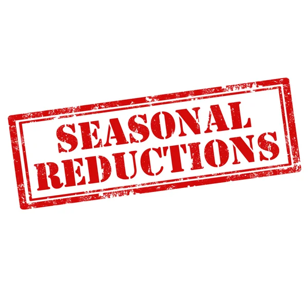 Seasonal Reductions — Stock Vector