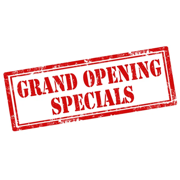 Grand Opening Specials Stockillustration