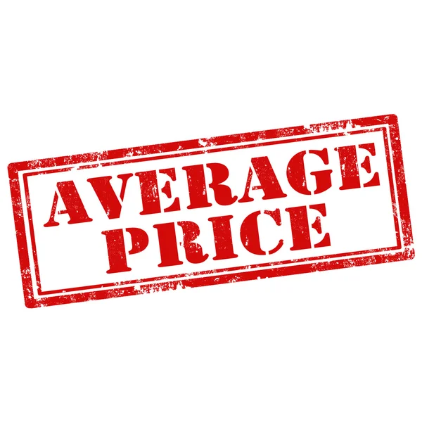 Average Price — Stock Vector