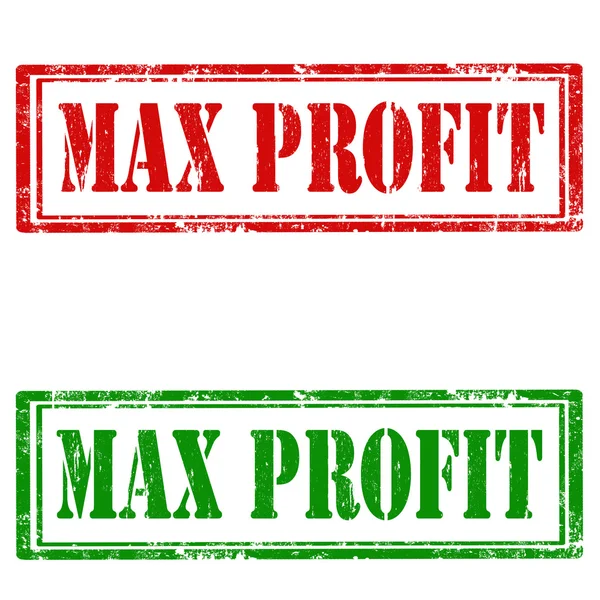 Max winst — Stockvector