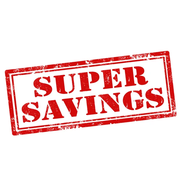 Super Savings — Stock Vector