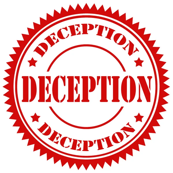 Deception — Stock Vector