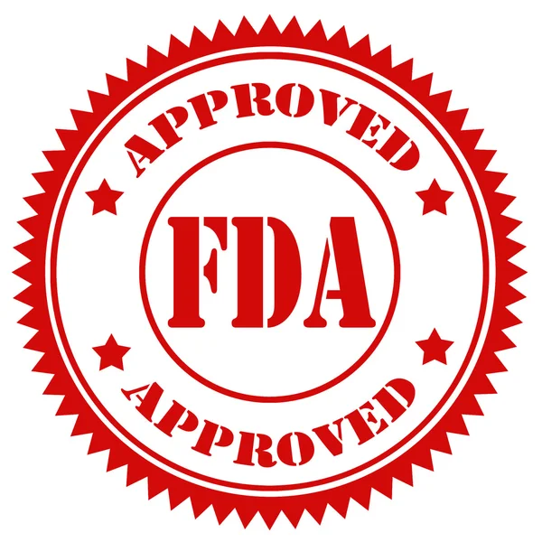 FDA goedgekeurd — Stockvector
