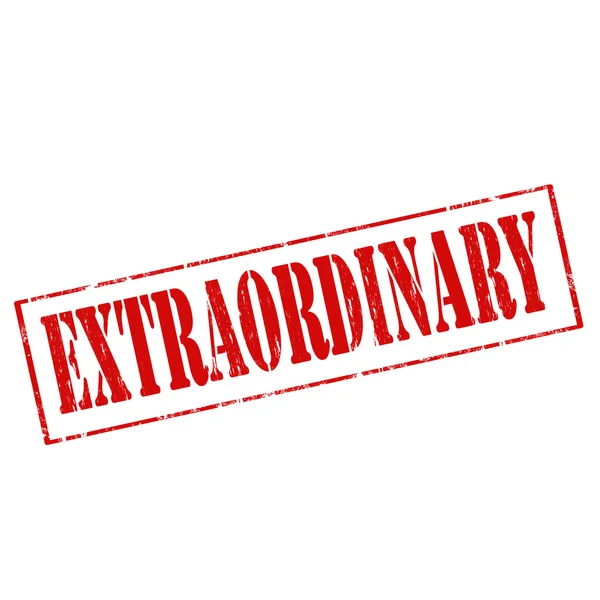 Extraordinary — Stock Vector