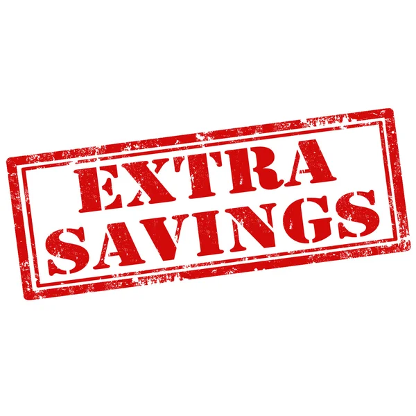 Extra Savings — Stock Vector