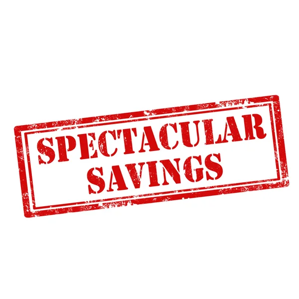 Spectacular Savings — Stock Vector