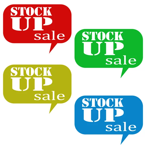 Stock Up-Venta — Vector de stock