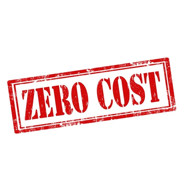 Zero Cost — Stock Vector