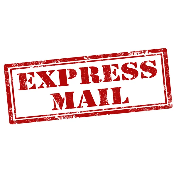 Экспресс-почтовая марка — стоковый вектор