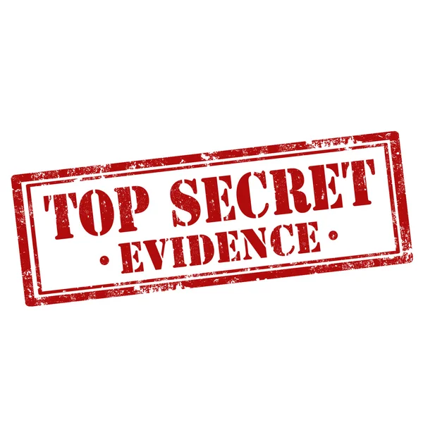 Top-Secret-Beweise — Stockvektor