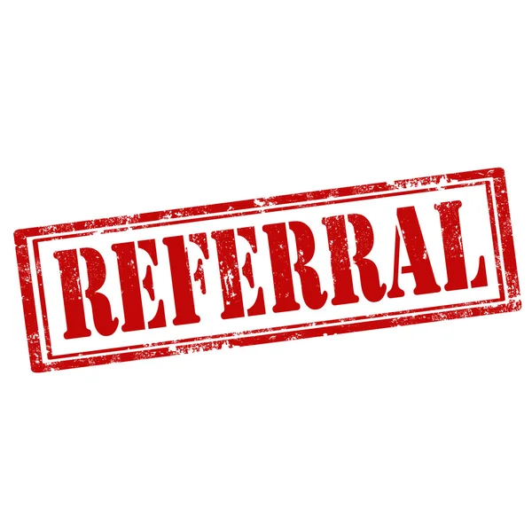 Referral-red stamp Royalty Free Stock Illustrations