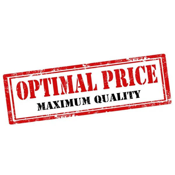 Optimal Prices-stamp — Stock Vector