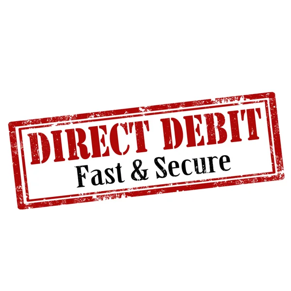 Direct Debit-stamp — Stock Vector