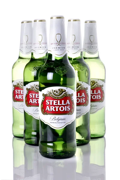 Stella Artois Beer — стоковое фото