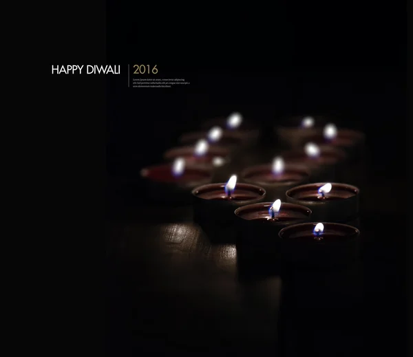 Diwali Candles II — Stock Photo, Image