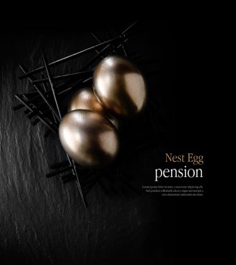 Pension Nest Egg clipart