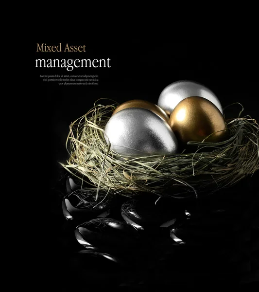 Smíšené Asset Management — Stock fotografie