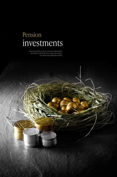 Investimentos em pensões — Fotografia de Stock