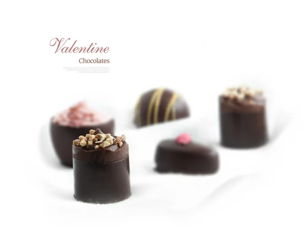 Valentijn chocolade — Stockfoto