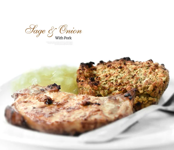 Sage And Onion Stuffing — Stock Photo, Image