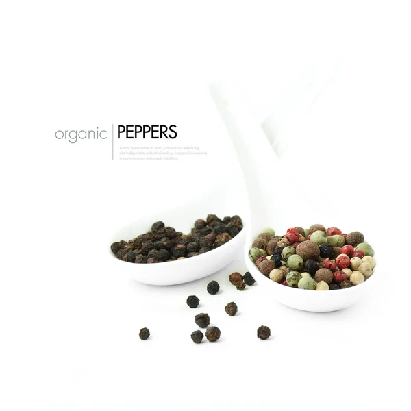 Organic Peppers — Stock Photo, Image