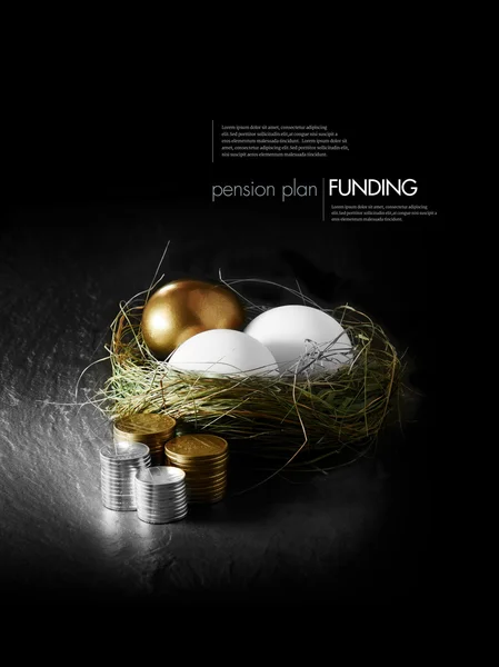 Pension Plan Funding — Stock Photo, Image