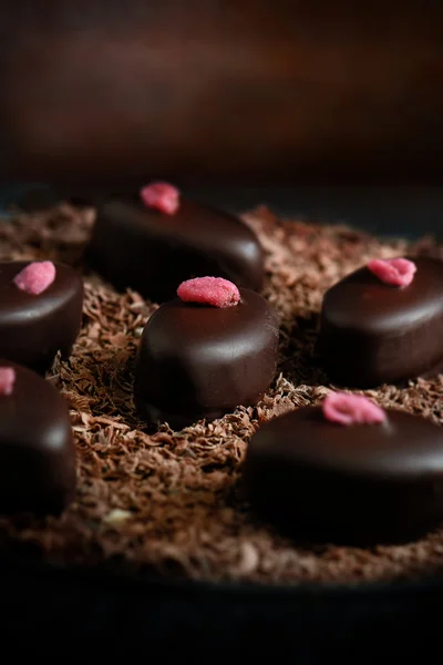 Makro czekoladki — Zdjęcie stockowe