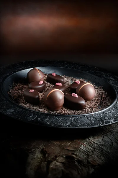 Rustic Chocolates III — Stock Photo, Image