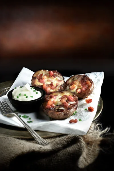 Pieles de patata Tex-Mex — Foto de Stock