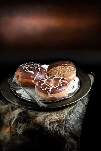 Chocolate Donuts II — Stock Photo, Image