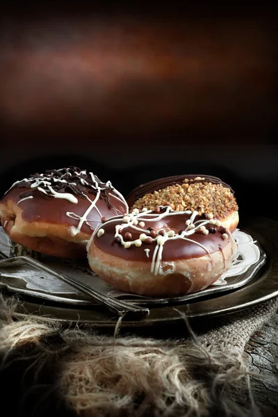 Chocolate Donuts III — Stock Photo, Image