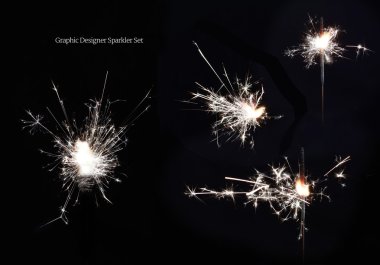 Grafik tasarımcı ışıltı Set