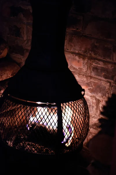 Старый дымоход горелки — стоковое фото