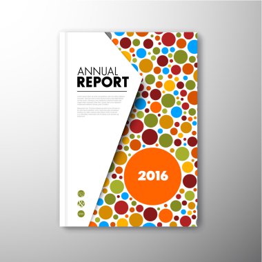 Modern soyut broşür tasarım şablonu