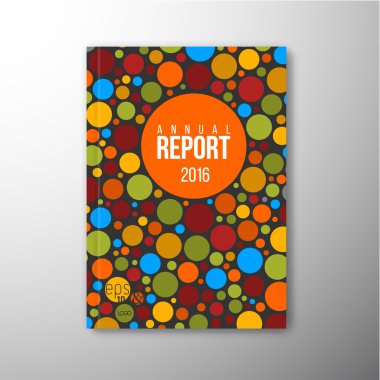 Modern soyut broşür tasarım şablonu