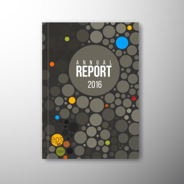 Soyut broşür tasarım şablonu