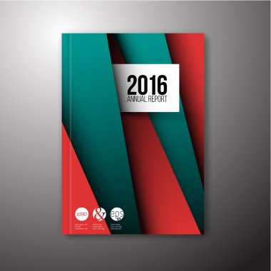 Modern soyut broşürü