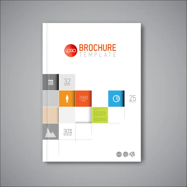 Moderne abstracte brochure — Stockvector