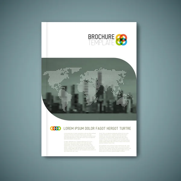 Moderne abstracte brochure — Stockvector
