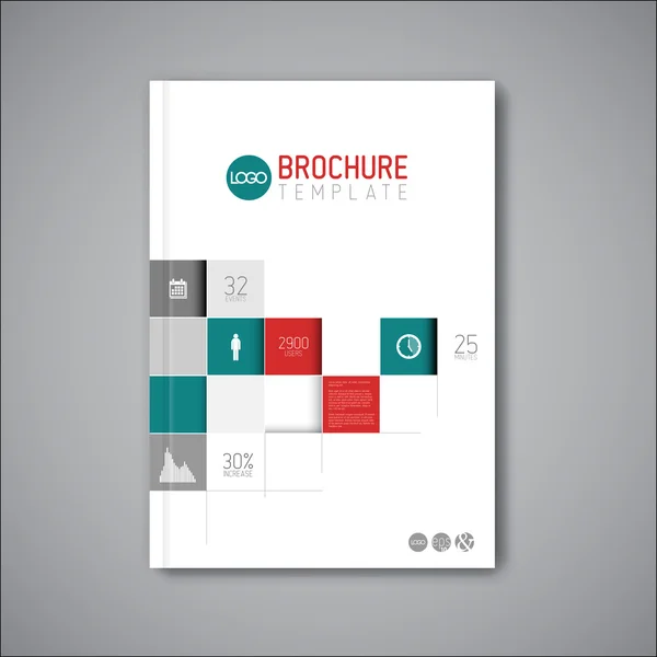 Moderne abstracte brochure — Stockvector